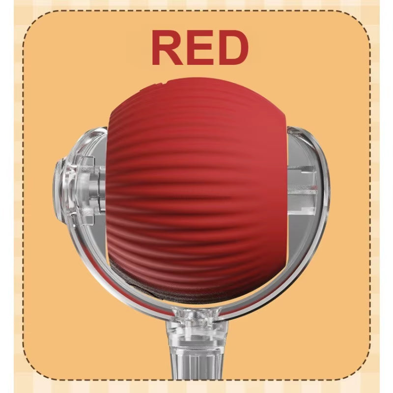 Exciting Cat Interactive Ball Toy - Automatic Rolling Ball with Rechargeable Tail for Endless Fun!